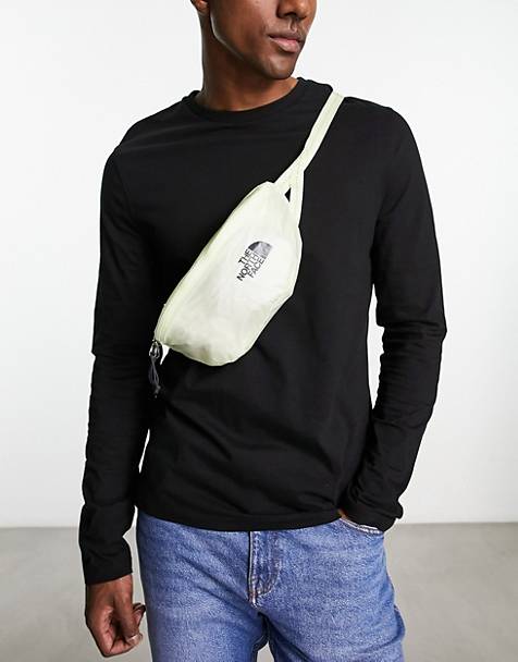 The North Face Flyweight bum bag in lime cream