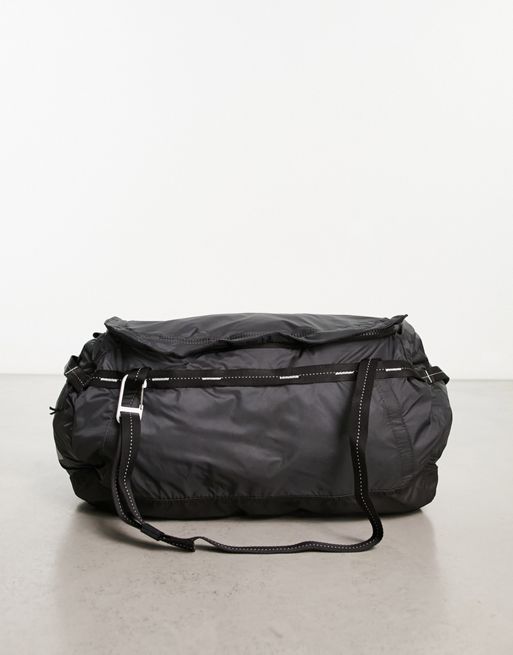 The North Face Flyweight duffel bag in black