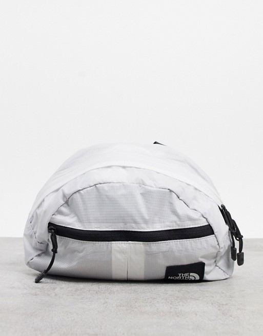 The North Face Flyweight lumbar bag in white