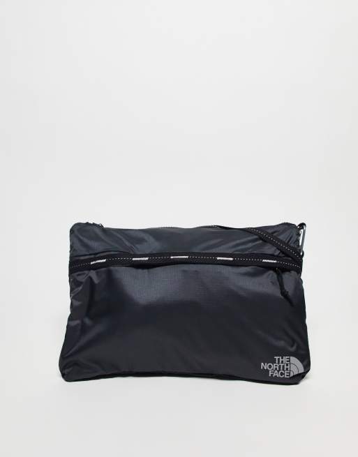 The North Face Flyweight shoulder bag in black ASOS