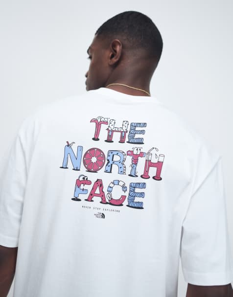 The North Face - Food Fun - T-shirt bianca con stampa sul retro - view 1