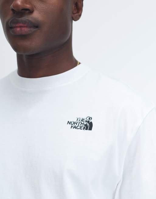 The North Face – Food Fun – Vit t-shirt med tryck baktill, 5 av 7