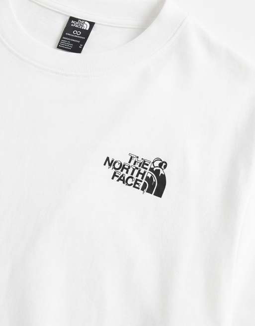 The North Face – Food Fun – Vit t-shirt med tryck baktill, 9 av 9