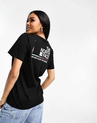 The North Face Foundation back graphic t-shirt in black | ASOS