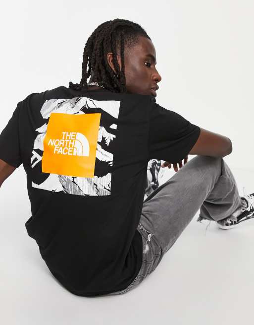 The North Face Foundation back print t-shirt in black