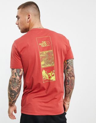 The North Face Foundation graphic t-shirt in red