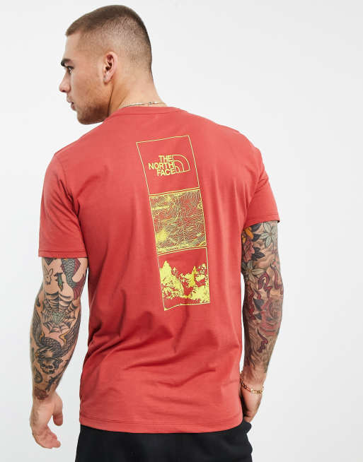 The North Face – Foundation Graphic – T-Shirt in Rot