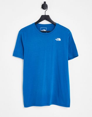 The North Face Foundation Left Chest logo t-shirt in blue