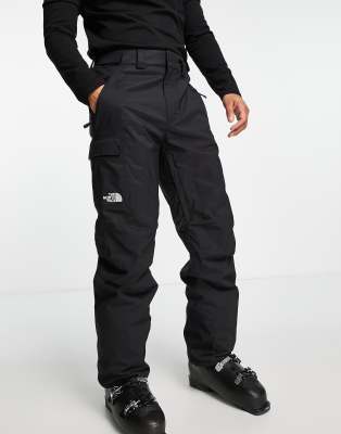 black north face ski pants