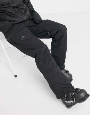 north face black ski pants