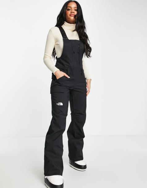 The North Face – Freedom – Ski-Latzhose in Schwarz - view 1