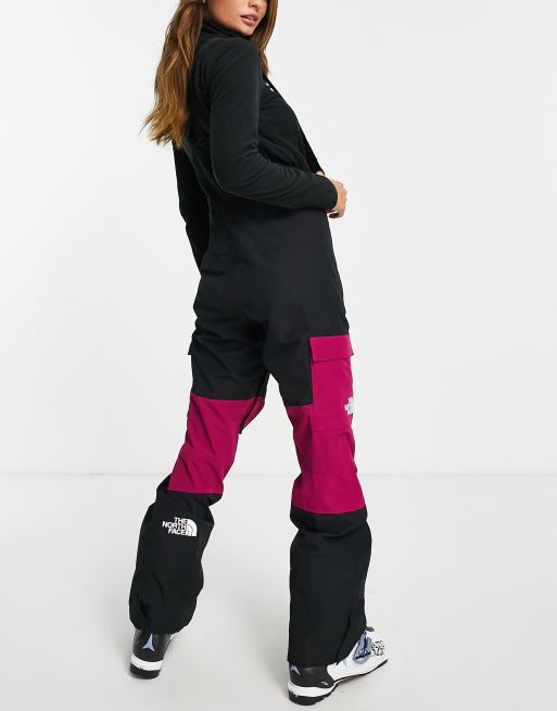 North face bib hot sale ski pants womens