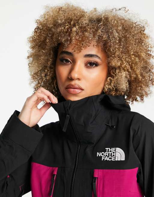 The north face store black and pink jacket