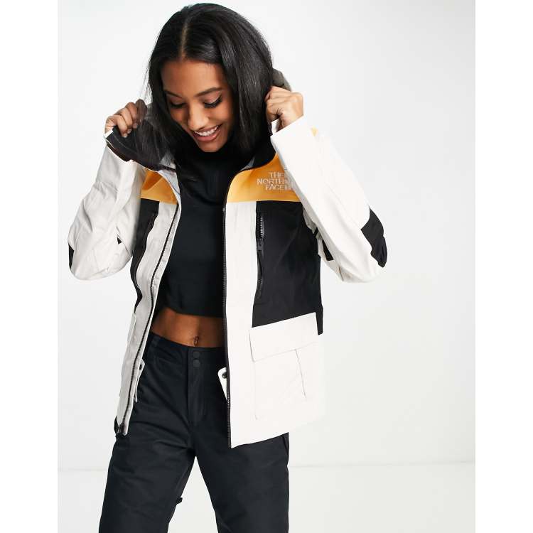 The North Face Freeride 3L ski jacket in white ASOS