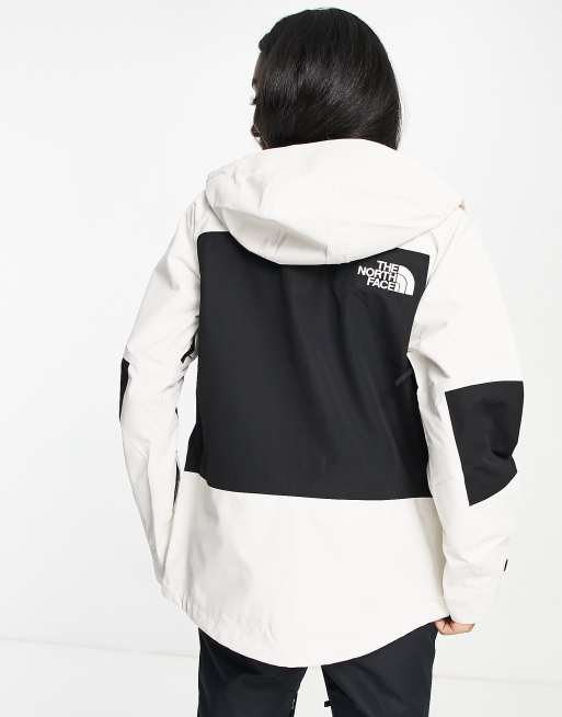 The north face hot sale white ski jacket