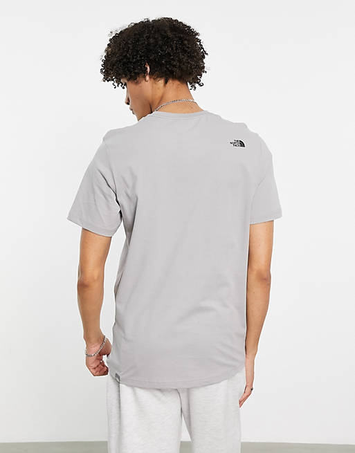 Men The North Face Front Peak t-shirt in grey Exclusive at  