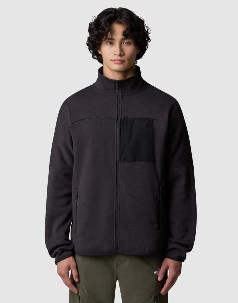 The North Face Front range fleece jacket in tnf black heather/npf - view 1