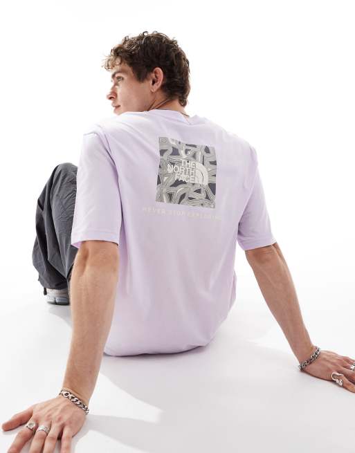 THE NORTH FACE◆Geolines Redbox backprint Tシャツ 送料込 The North Face Geolines Redbox back print oversized t-shirt