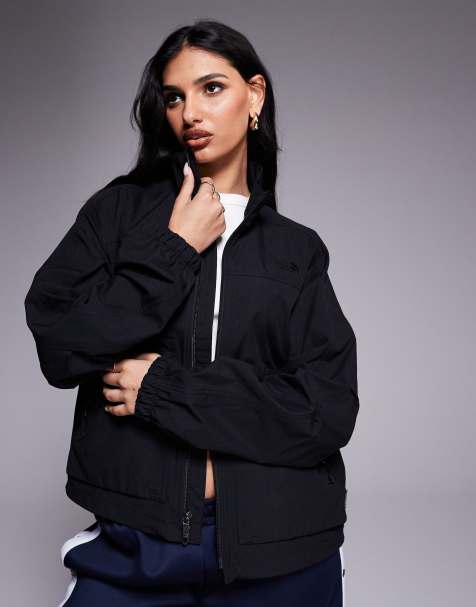The North Face - Giacca a vento nera in cordura con zip e tasche - view 1