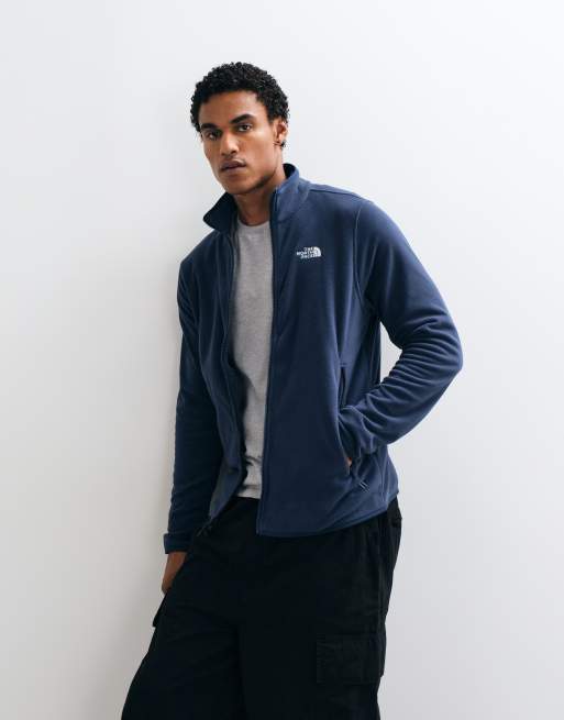 The North Face giacca Glacier con zip intera blu navy, 2 di 5