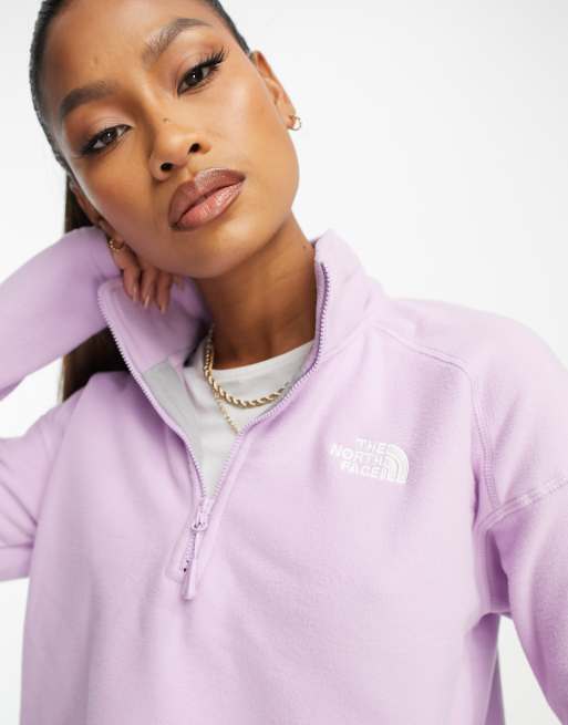 Light purple north face on sale fleece