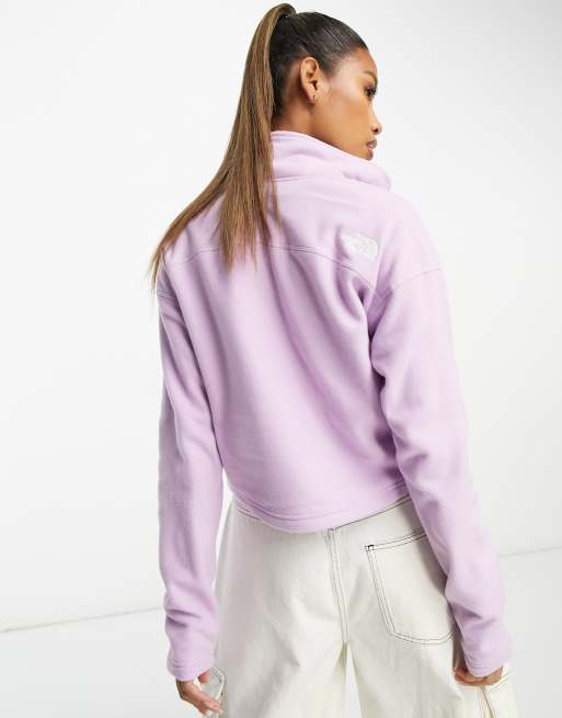 Light purple north face fleece new arrivals