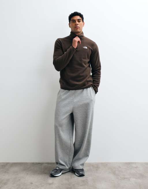 The North Face Glacier 1/4 zip jacket in brown, 2 of 5