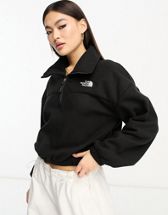 The North Face Osito sherpa cropped fleece in white Exclusive at ASOS -  ShopStyle Jackets