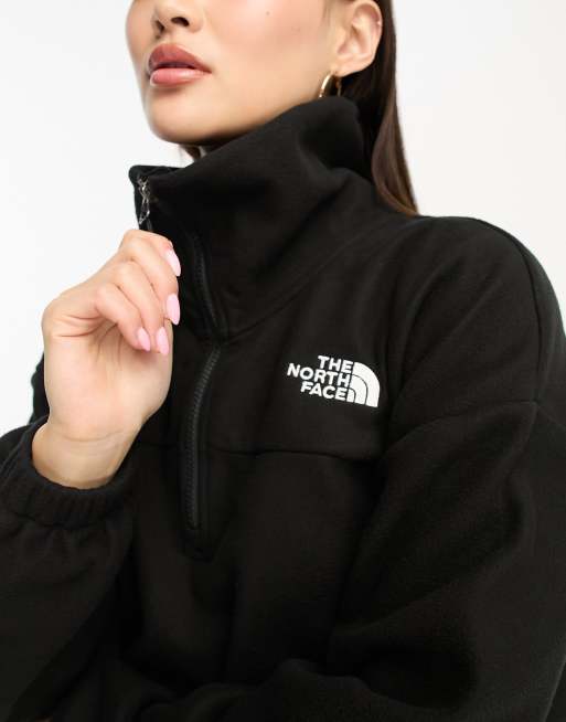 THE NORTH FACE Sale Novelty Glacier Pullover Cowl Neck Fleece Sweater Black  L #TheNorthFace #CowlNeck