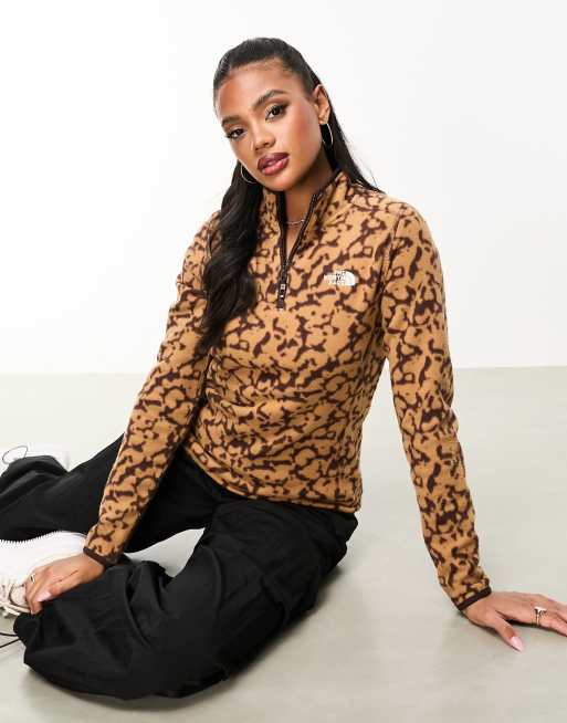 Leopard print 2025 quarter zip