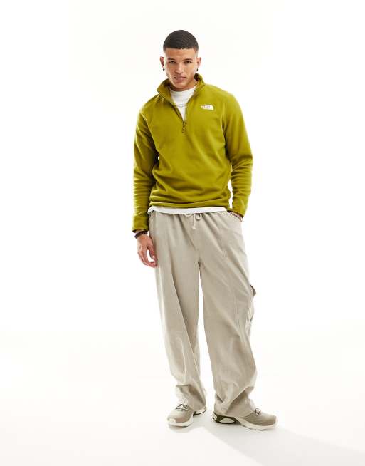 Khaki north cheap face tracksuit mens