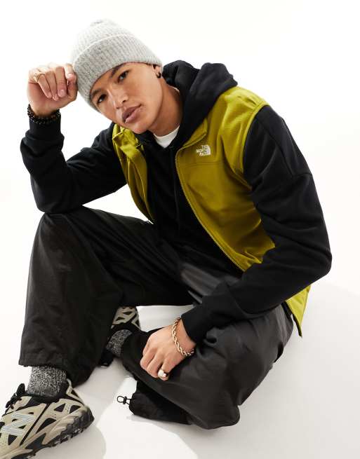 The North Face - Glacier 100 - Fleece bodywarmer met ritssluiting in kaki