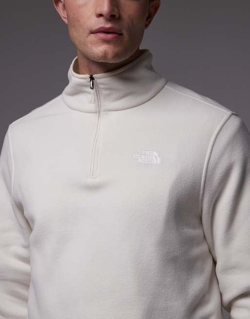 The North Face - Glacier 100 - Fleece met 1/4-rits in gebroken wit, 5 van 5