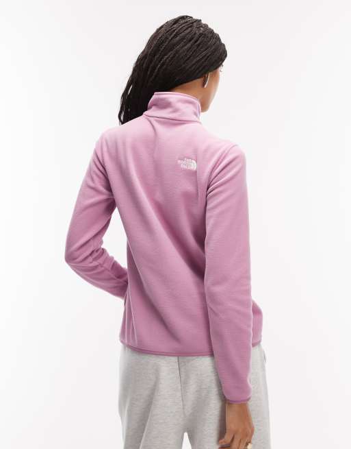 The North Face - Glacier 100 - Fleece met 1/4 rits in paars, 4 van 4