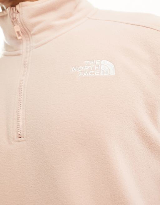 The North Face - Glacier 100 - Fleece met 1/4 rits in roze, 2 van 4
