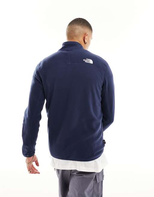 The North Face - Glacier 100 - Fleece met ritssluiting in marineblauw, 3 van 4