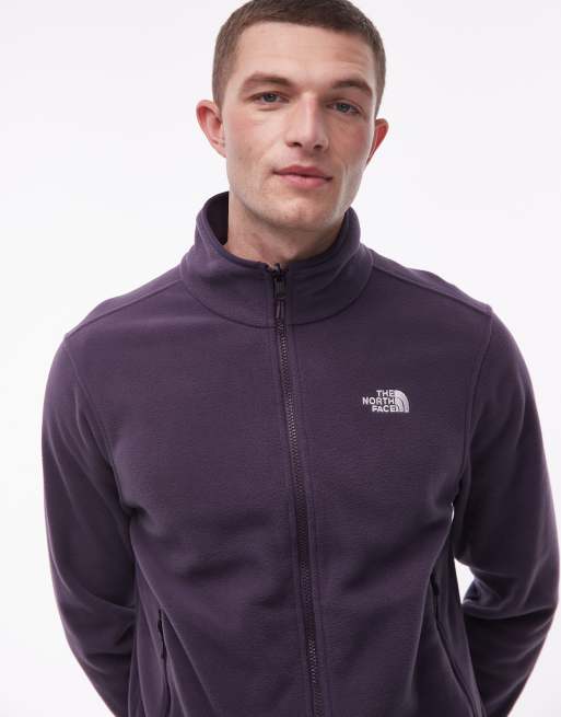 The North Face – Glacier 100 – Fleecejacke in Lila mit Reißverschluss, 5 von 5