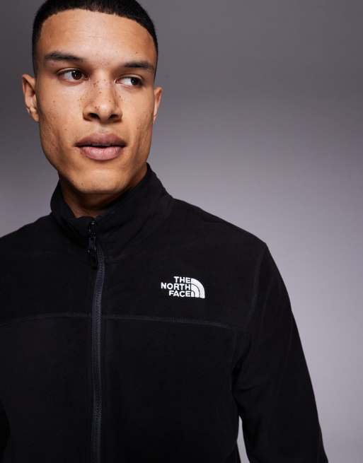 The North Face – Glacier 100 – Fleecejacke in Schwarz mit