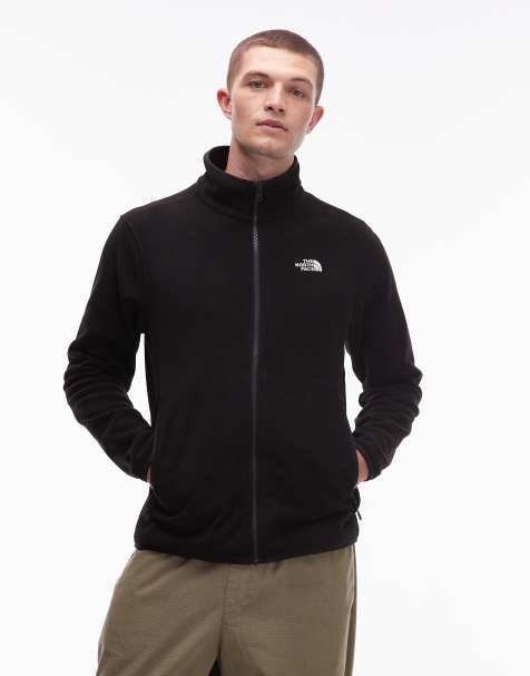 The North Face – Glacier 100 – Fleecejacke in Schwarz mit durchgehendem Reißverschluss - view 1