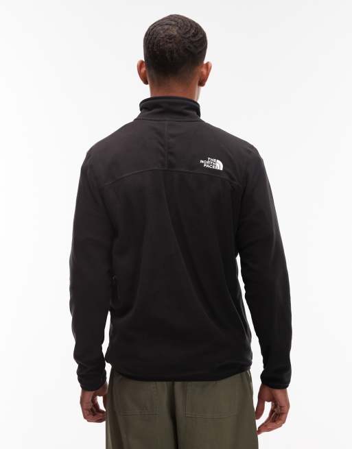 The North Face - Glacier 100 - Fleecetop met 1/4 rits in zwart, 3 van 5