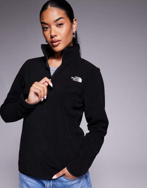 The North Face - Glacier 100 - Fleecetop met 1/4 rits in zwart - view 1