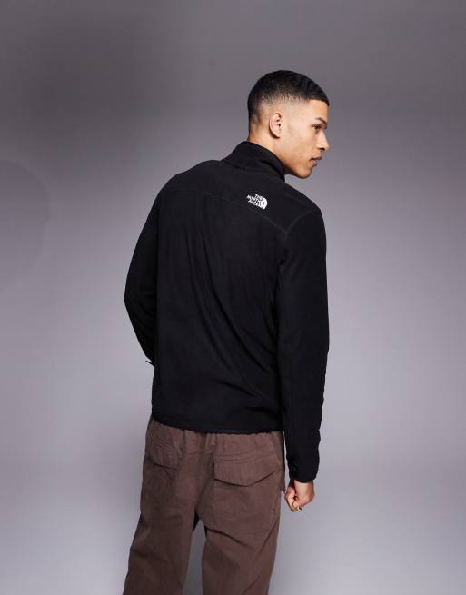 The North Face - Glacier 100 - Fleecevest met ritssluiting in zwart, 3 van 4