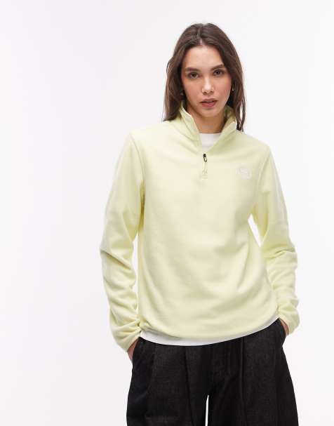 The North Face - Glacier 100 - Gul fleece med 1/4 lynlås - view 1