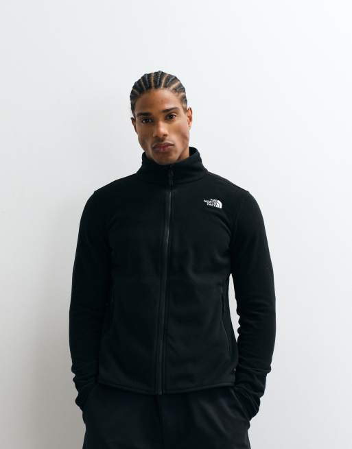 The North Face - Glacier 100 - Pile nero con zip, 2 di 5