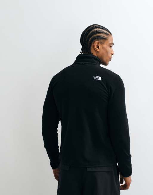 The North Face - Glacier 100 - Pile nero con zip, 5 di 5