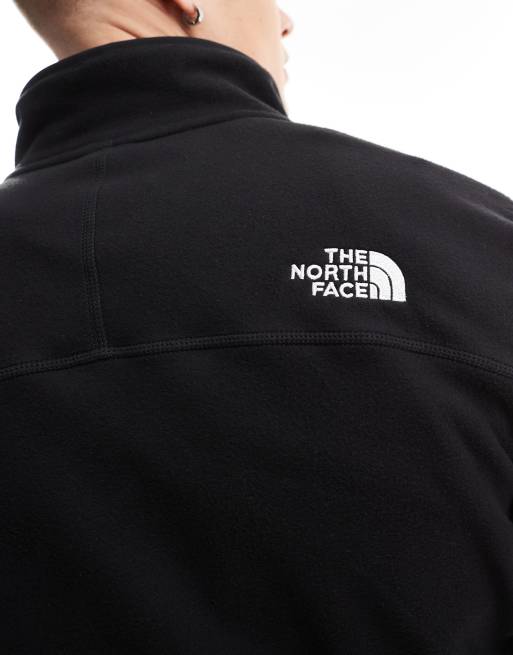 The North Face - Glacier 100 - Sort fleece med 1/4 lynlås, 3 af 4