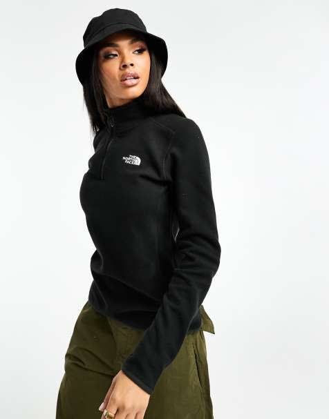 The North Face - Glacier 100 - Sort fleece med 1/4 lynlås - view 1
