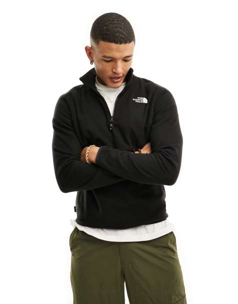 The North Face - Glacier 100 - Sort fleece med 1/4 lynlås - view 1