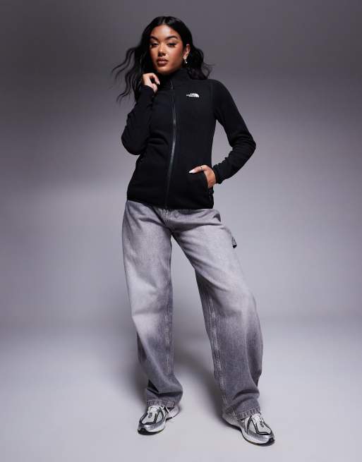 The North Face - Glacier 100 - Sort fleece med fuld lynlås, 3 af 4
