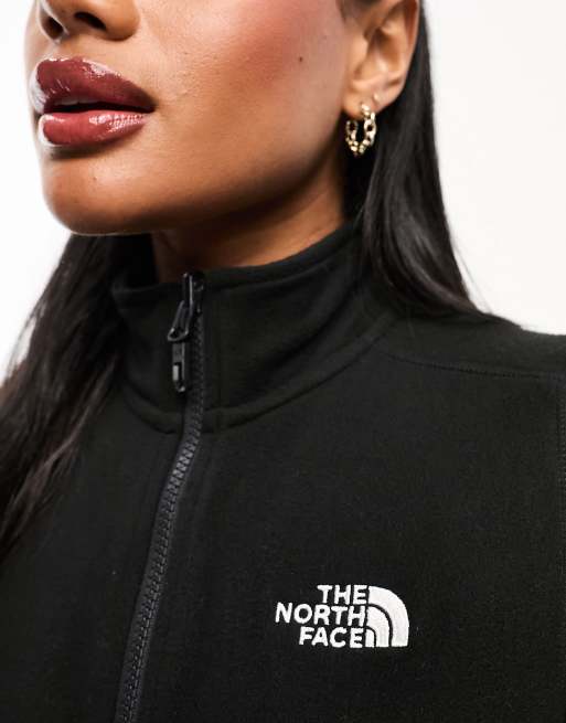 The North Face – Glacier 100 – Svart fleece med dragkedja, 2 av 4
